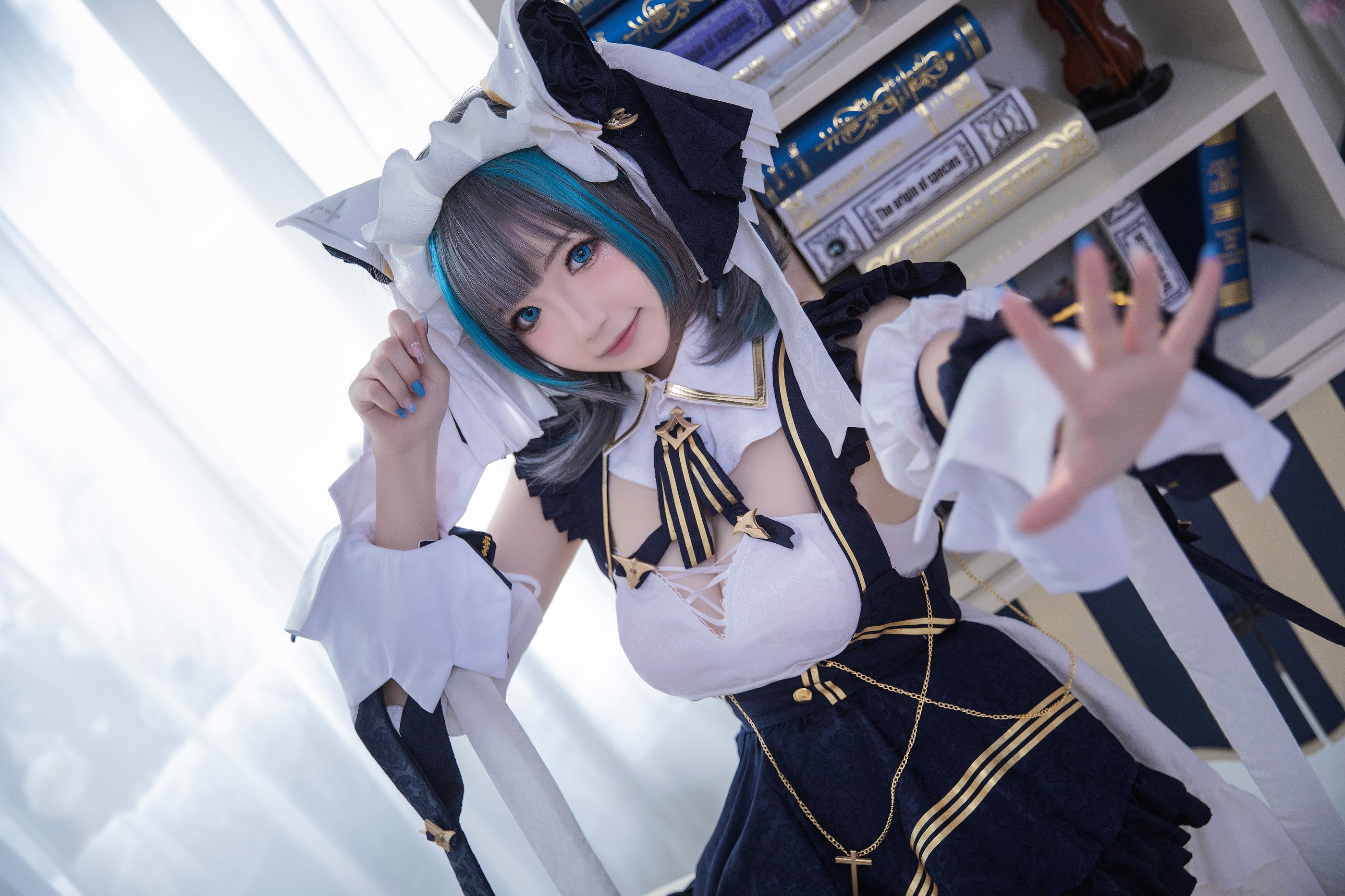 图片[1]-雪晴Astra – NO.038 雪晴Astar 柴郡Azur Lane[18P]-XikXak